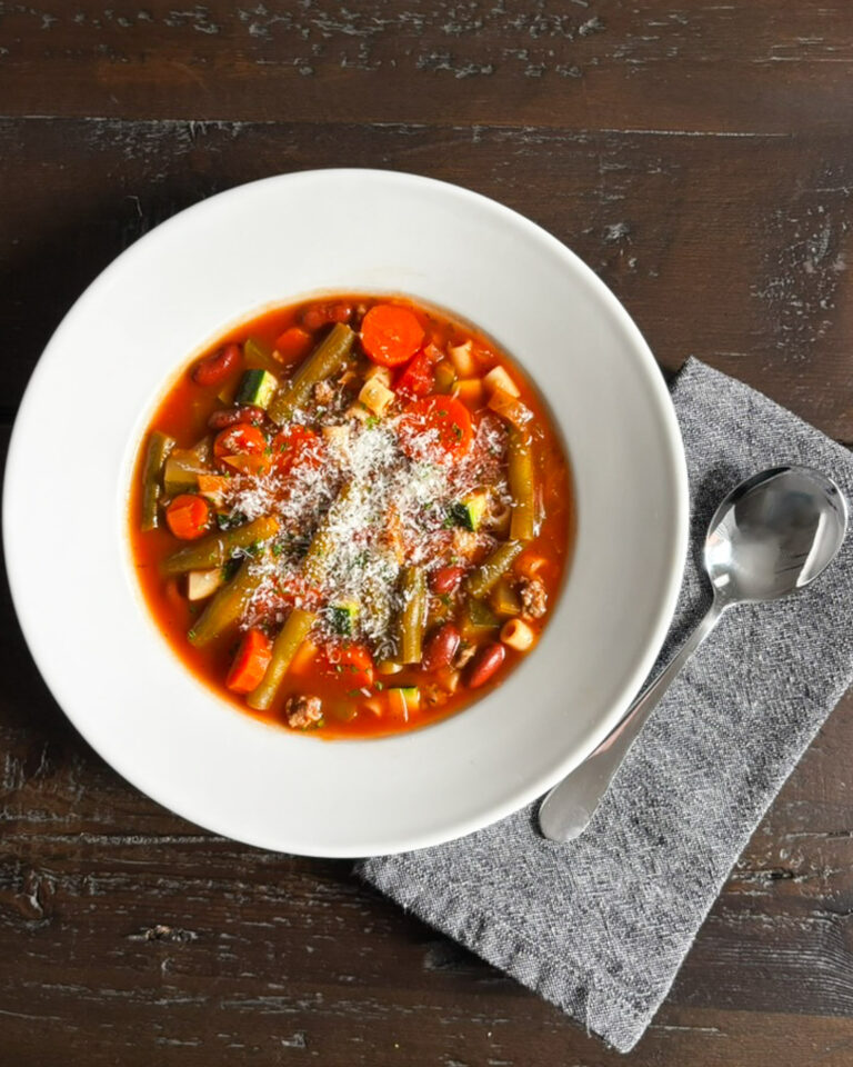 Sausage Minestrone Soup