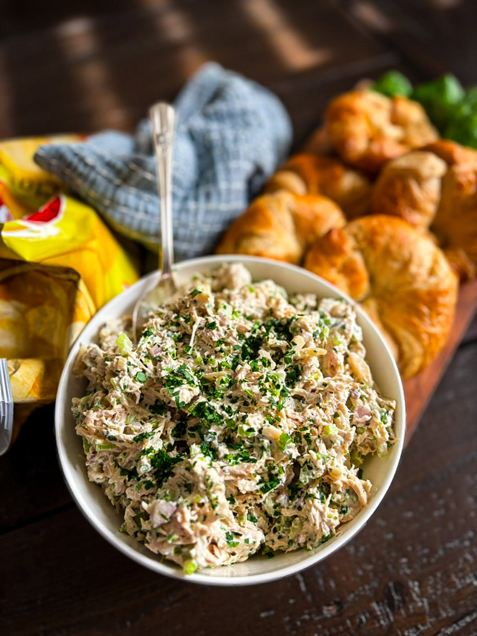 Simple Rotisserie Chicken Salad:                                                                 A Taste of Summer Memories