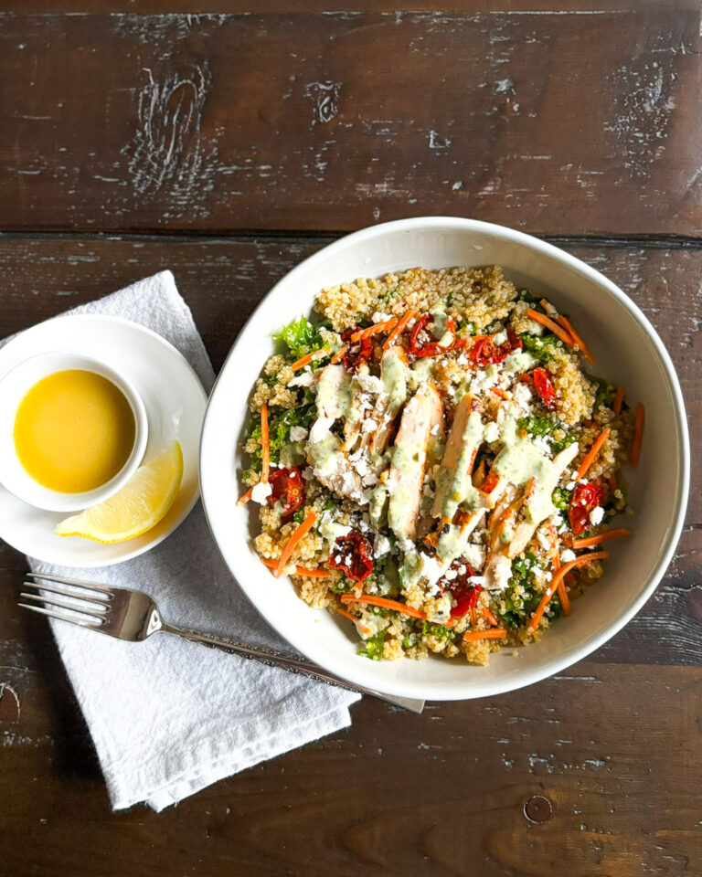 Pesto Chicken Quinoa Power Bowl