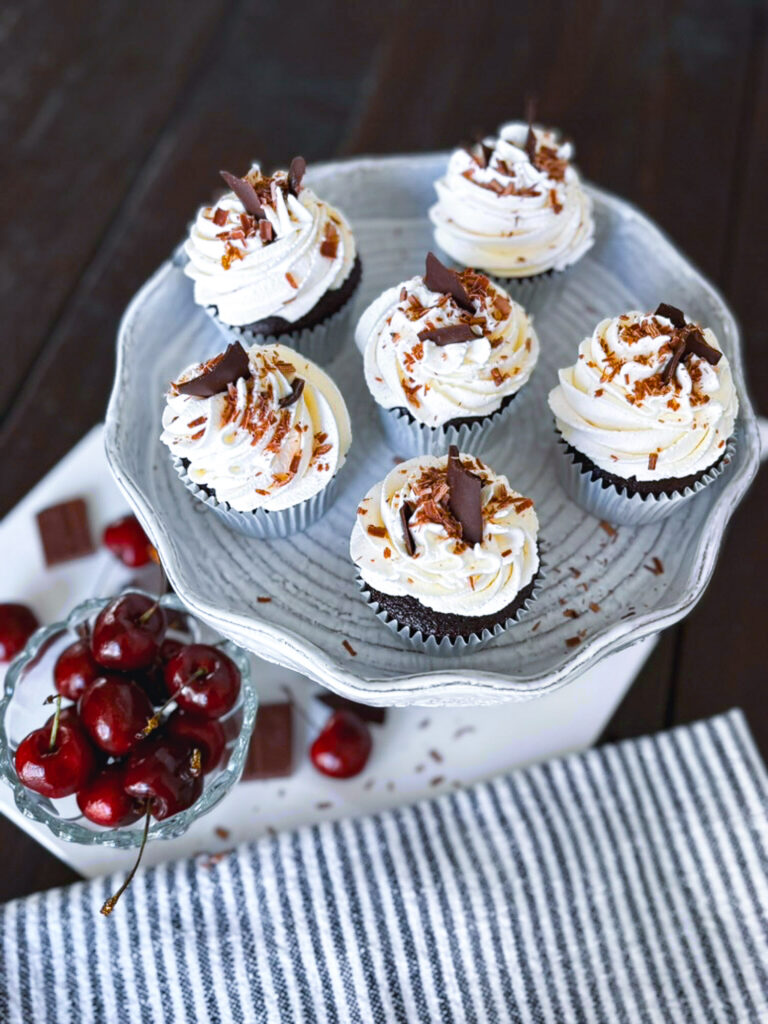 Black Forest Cherry Cupcakes
